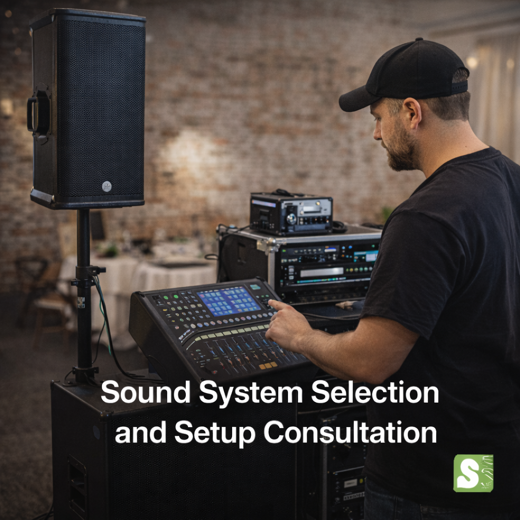 Sound System Selection and Setup Consultation